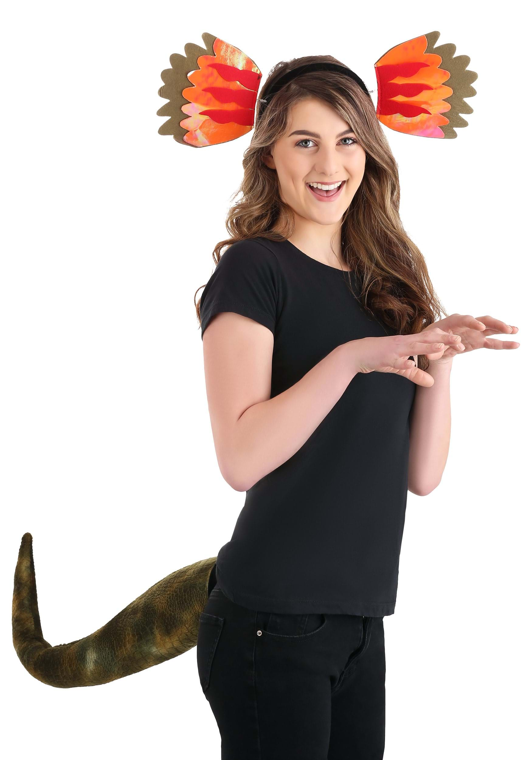 Dilophosaurus Headband & Tail Kit