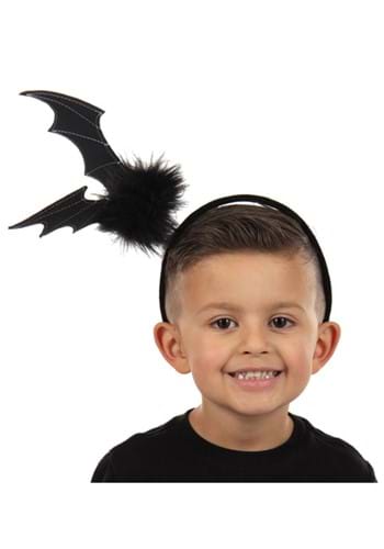 Springy Black Bat Costume Headband