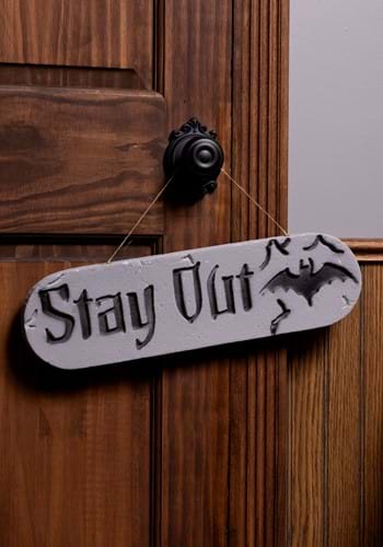 Stay Out Foam Sign 18&quot; Decoration