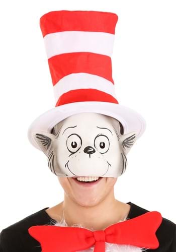 Latex Mask &amp; Hat Costume Kit The Cat in the Hat