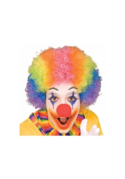 Adult Rainbow Clown Wig