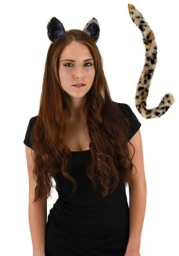 Cheetah Ears and Tail Accessory Costume Kit