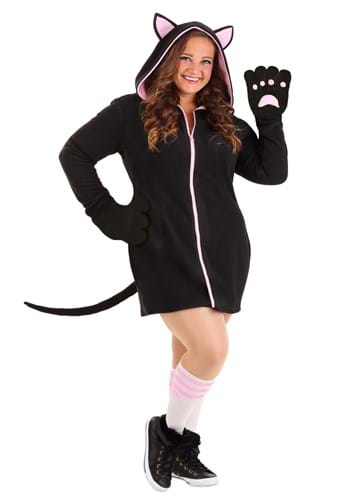 Plus Size Women&#39;s Midnight Kitty Costume