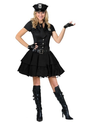Plus Size Playful Police Costume for Women
