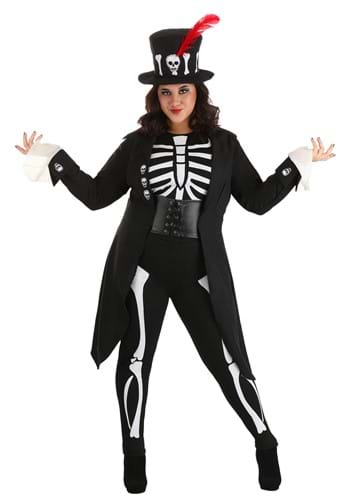 Plus Size Voodoo Skeleton Costume for Women