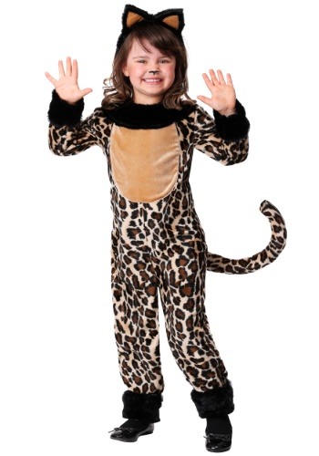 Girl&#39;s Deluxe Leopard Costume
