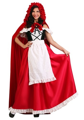 Women&#39;s Deluxe Red Riding Hood Costume
