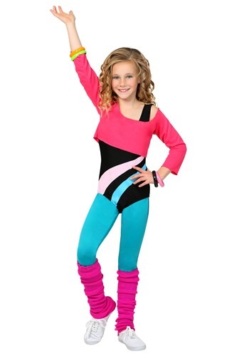Girl&#39;s 80&#39;s Workout Costume