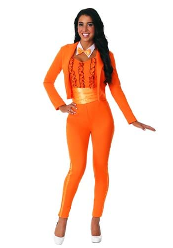 Women&#39;s Orange Tuxedo Costume