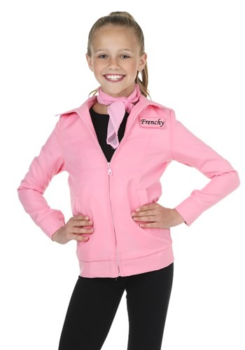 Kid&#39;s Authentic Pink Ladies Jacket Costume