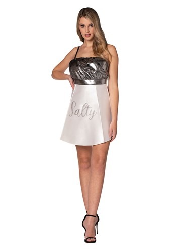 Women&#39;s Salty Salt Shaker Dress Costume