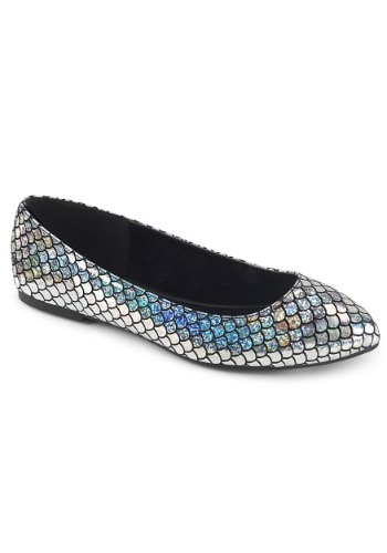 Women&#39;s Silver Mermaid Shoes