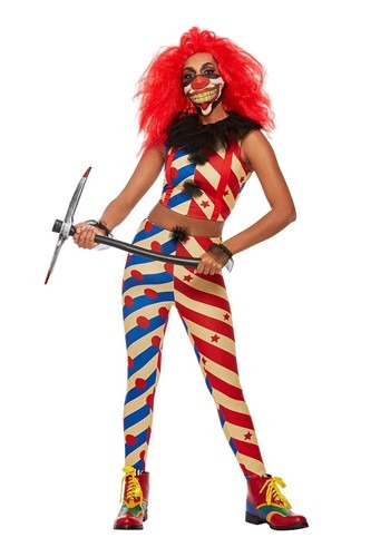 Women&#39;s Malicious Clown Costume
