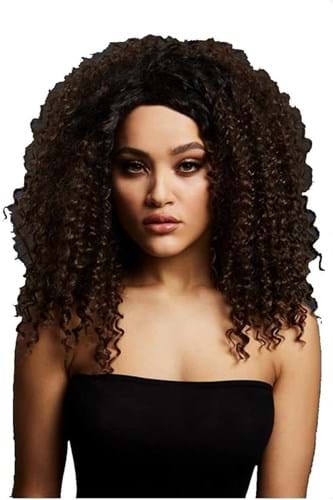 Fever Lizzo Dark Brown Heat Styleable Women&#39;s Wig