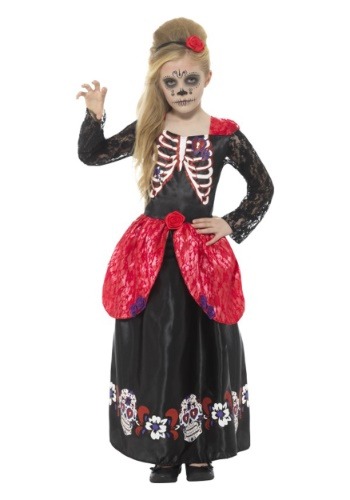 Girl&#39;s Day of the Dead Costume