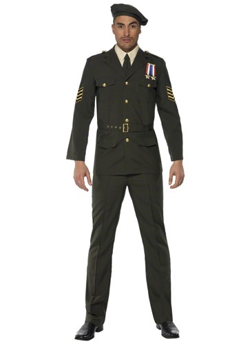 Men&#39;s Wartime Officer Costume