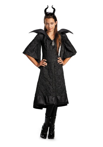 Girl&#39;s Classic Maleficent Christening Gown Costume