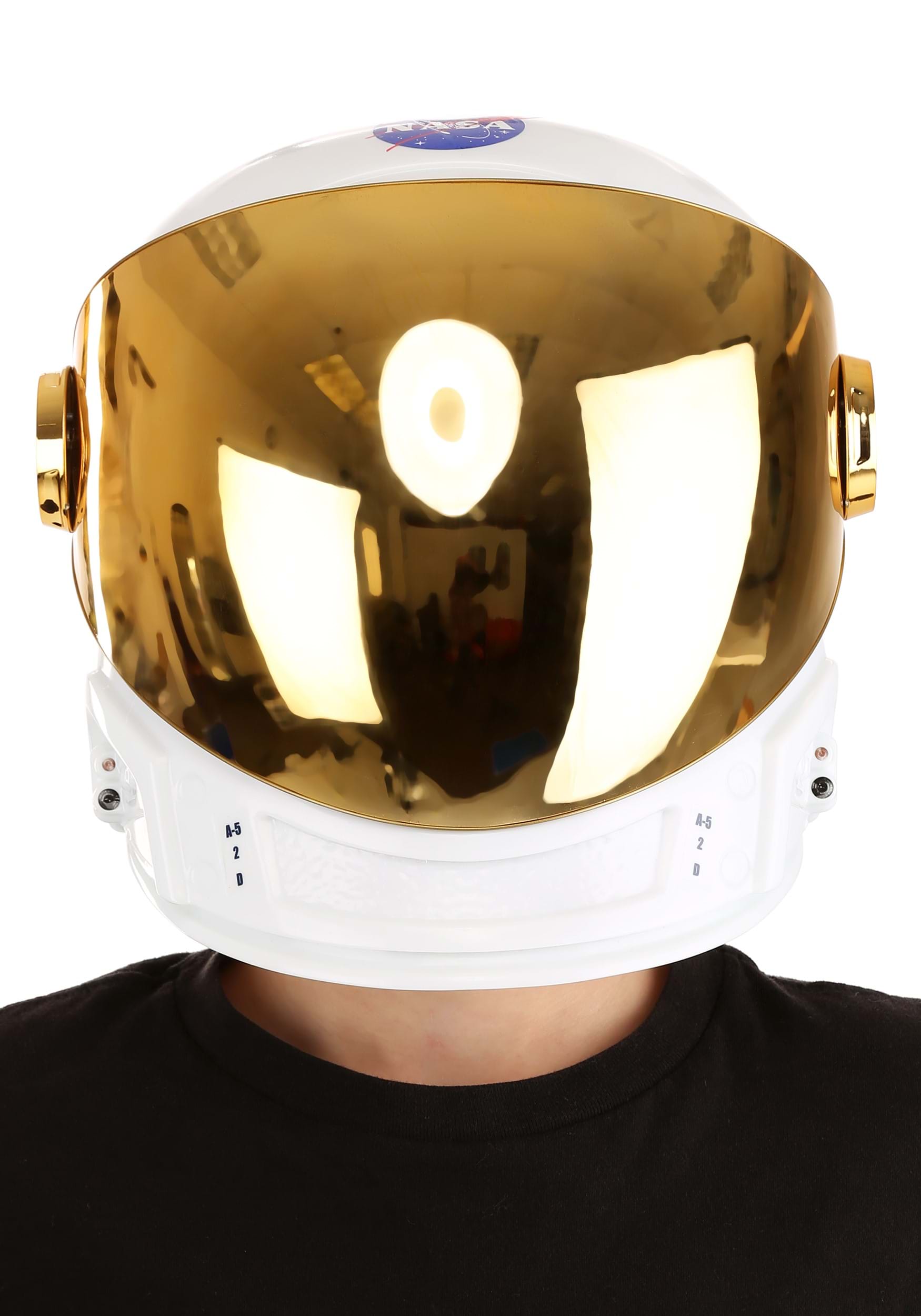 Deluxe Astronaut Cosmonaut Gold Helmet for Kids | Costume Helmets