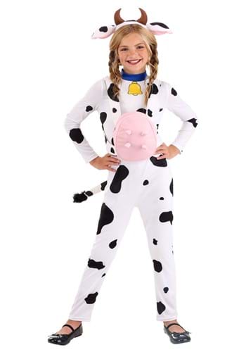Girl&#39;s Country Cow Costume