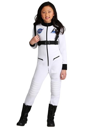 White Astronaut Costume Girl&#39;s