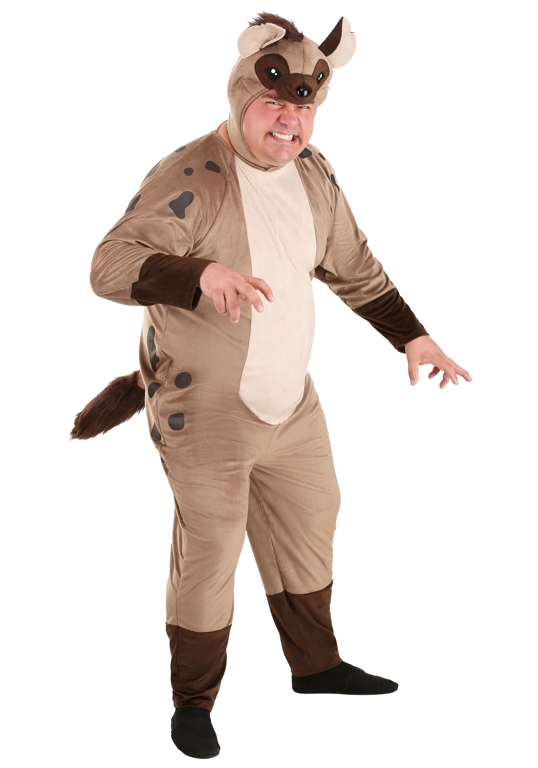 Plus Size Hyena Costume for Adult