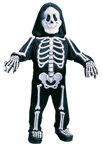 Kid&#39;s White Skeleton Costume