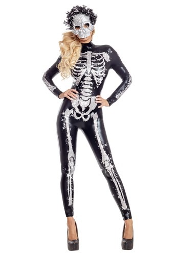 Women&#39;s Glamorous Skeletal Beauty Costume