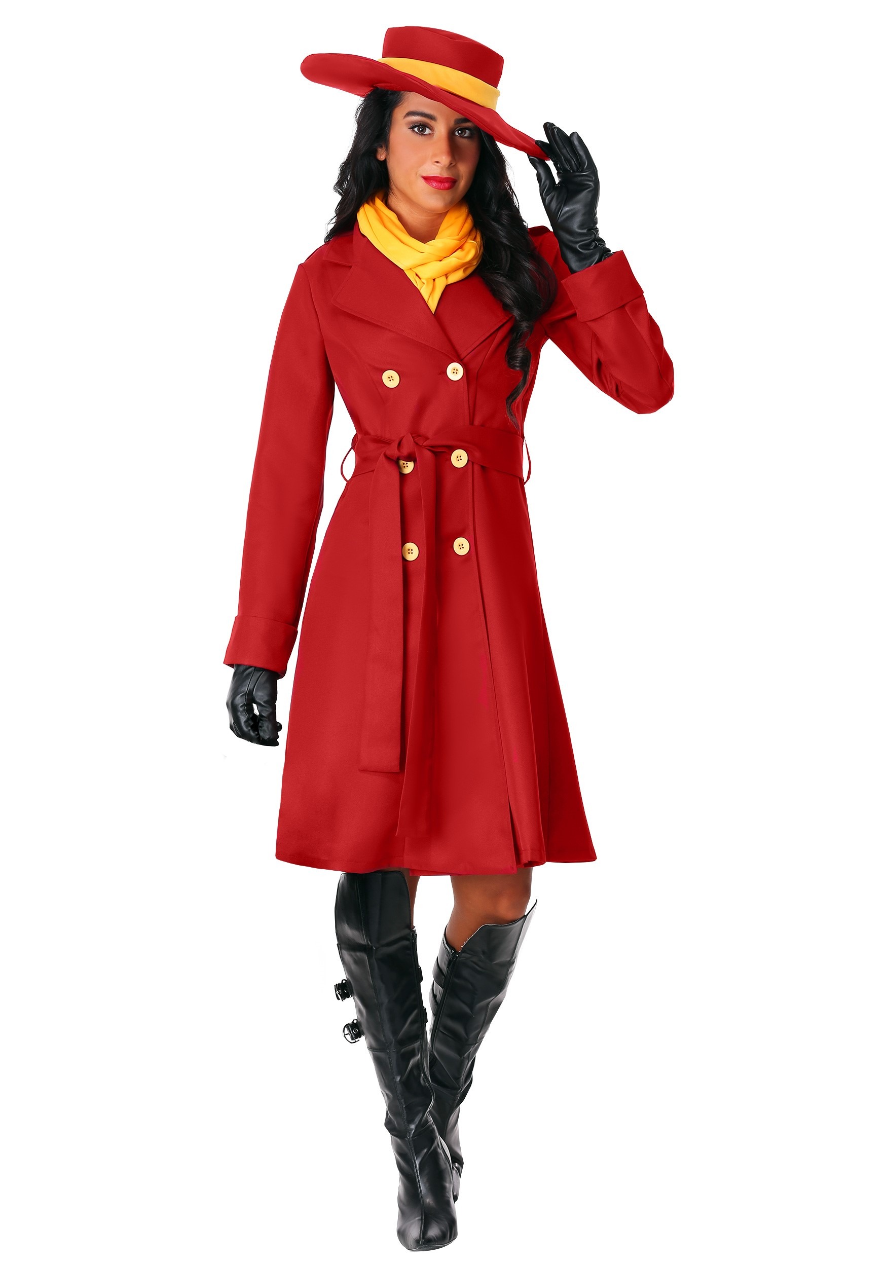 Plus Size Women's Carmen Sandiego Costume | Exclusive