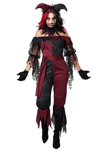 Women&#39;s Plus Size Psycho Jester Costume