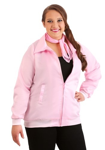 Plus Size Women&#39;s Grease Pink Ladies Costume Jacket