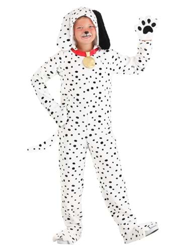 Kid&#39;s Plush Dalmatian Puppy Jumpsuit