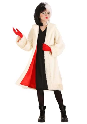 Tween Disney Cruella De Vil Coat Costume