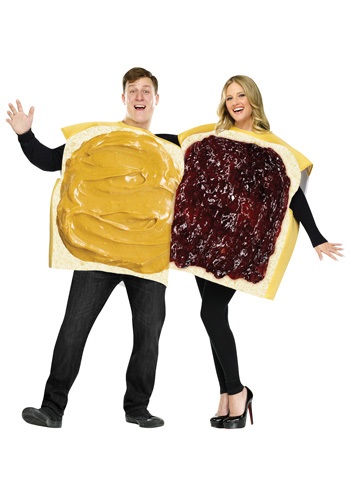 Adult Peanut Butter and Jelly Couples Costume
