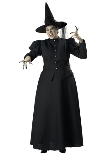 Plus Size Women&#39;s Black Witch Costume