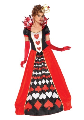 Women&#39;s Deluxe Queen of Hearts Costume