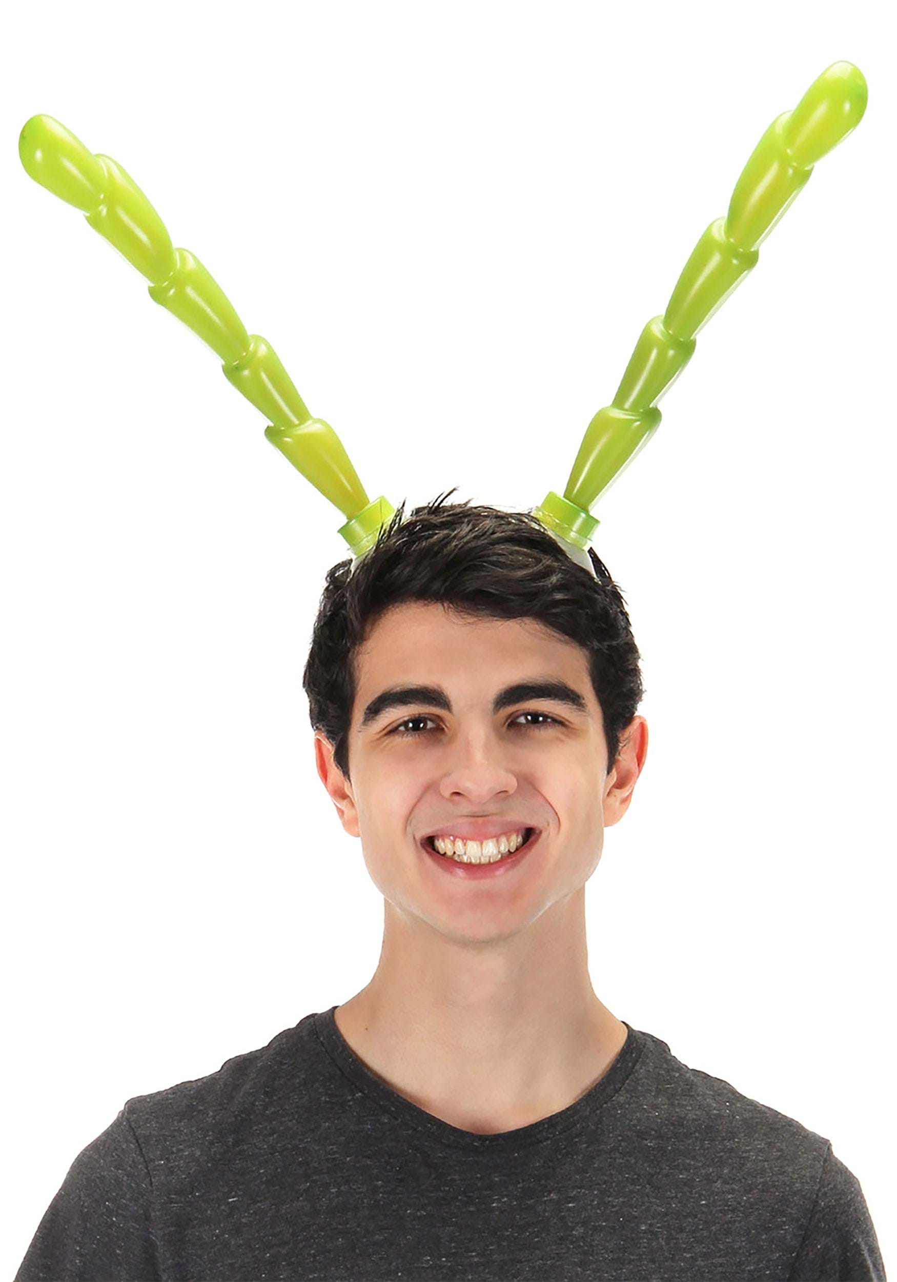 Green Light-Up Insect Antennae LumenHorns Costume Headband