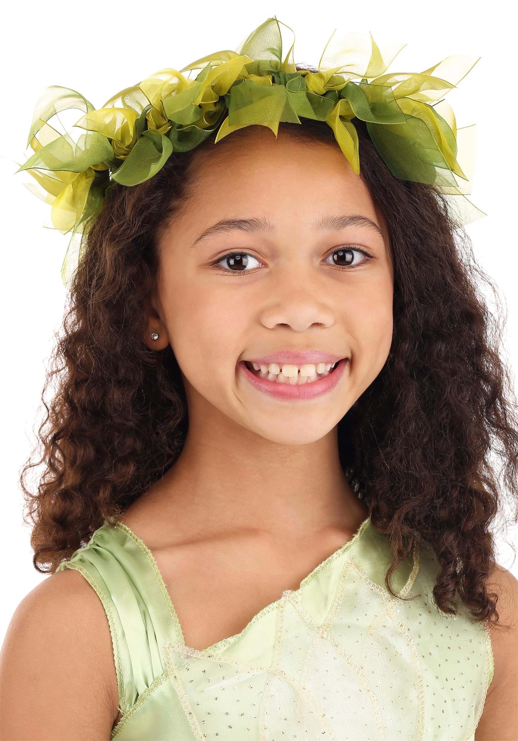 Girls Green Enchantress Headpiece Costume