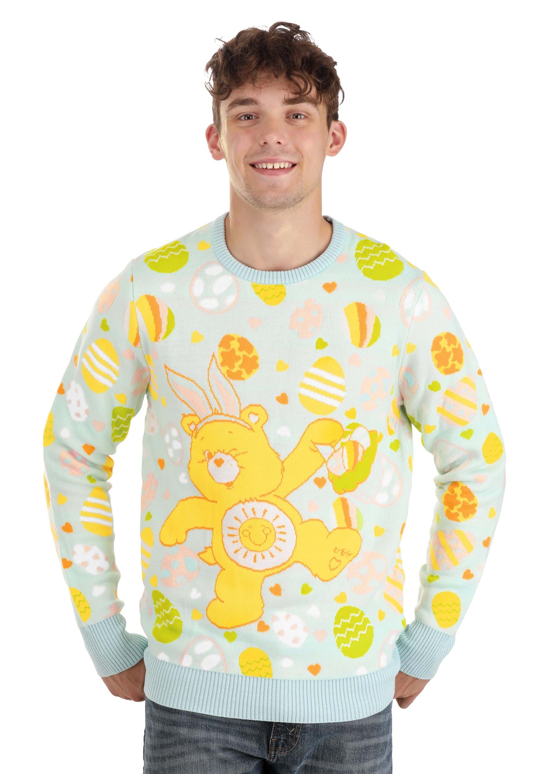Care Bears Easter Egg Hunt Adult Ugly Sweater | Holiday Sweaters