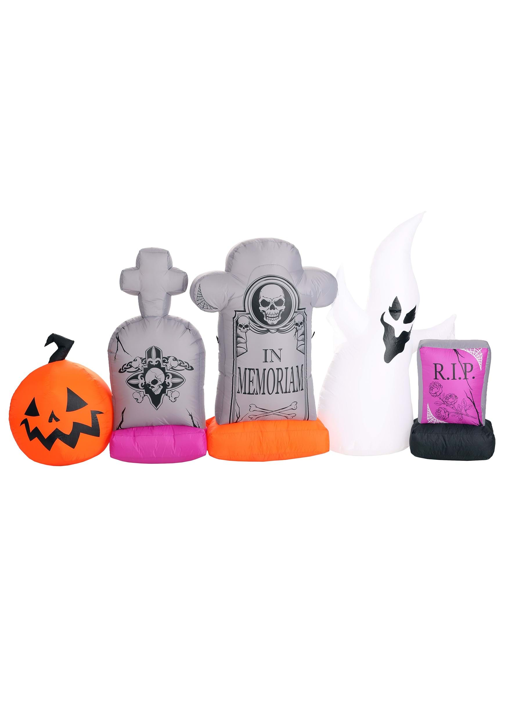 5 Piece Graveyard Inflatable Halloween Prop Set | Inflatable Decor