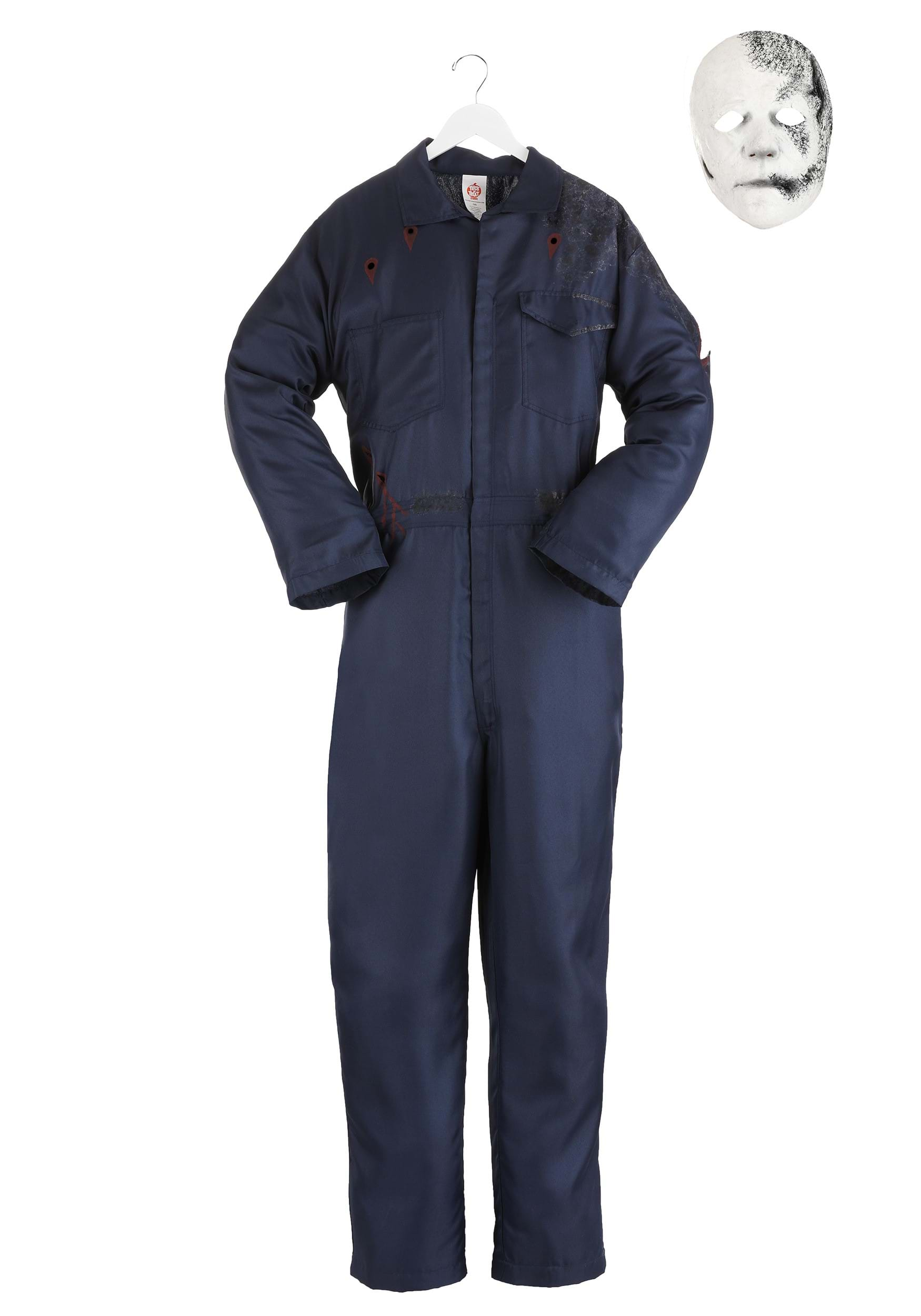 Adult Halloween Kills Michael Myers Coveralls with Mask Combo