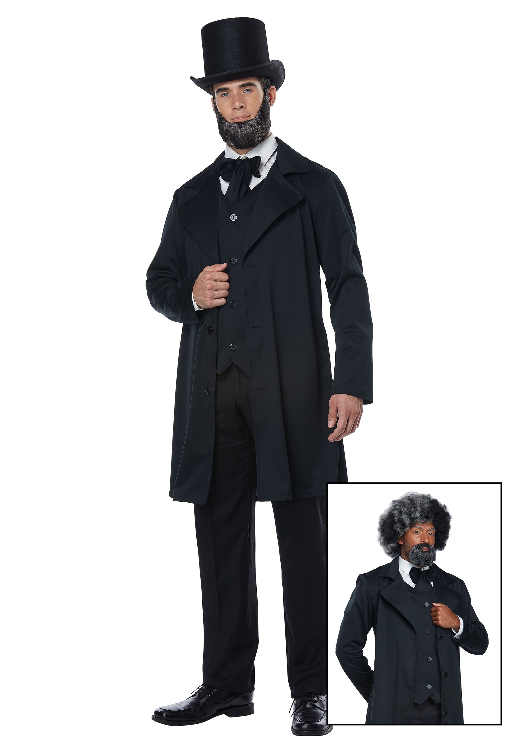 Frederick Douglass/Abraham Lincoln Adult Costume | Adult Historical Costumes