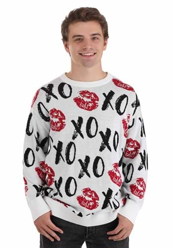 Hugs and Kisses Valentine&#39;s Day Sweater for Adults