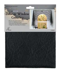 110 Inch Spider Web Door or Window Covering Prop