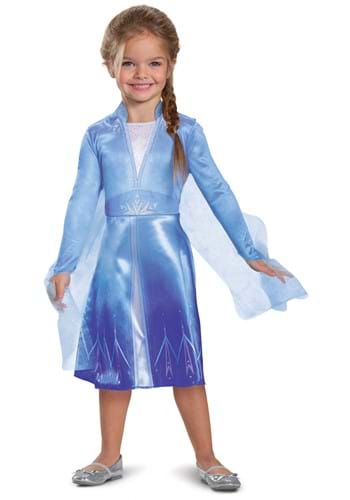 Frozen Girls Elsa Traveling Dress Costume