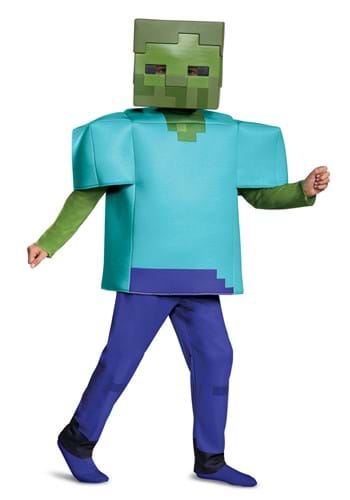 Minecraft Deluxe Kid&#39;s Zombie Costume