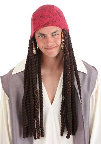 Disney Jack Sparrow Adult Bandana and Dreads Set