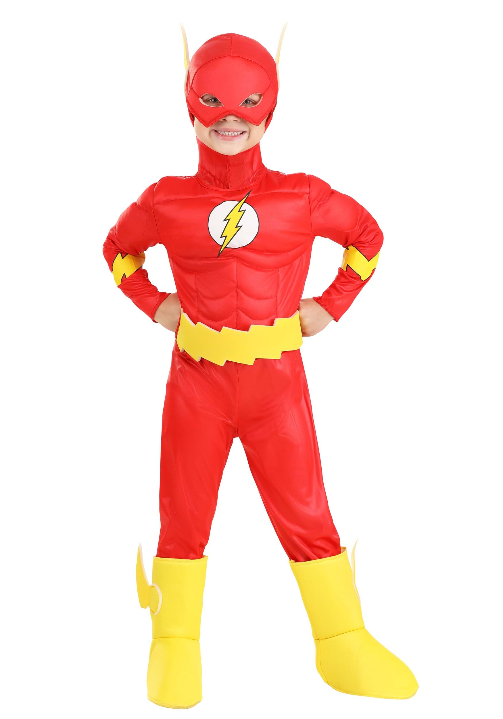 Boy's Deluxe Flash Classic Toddler Costume | Superhero Costumes
