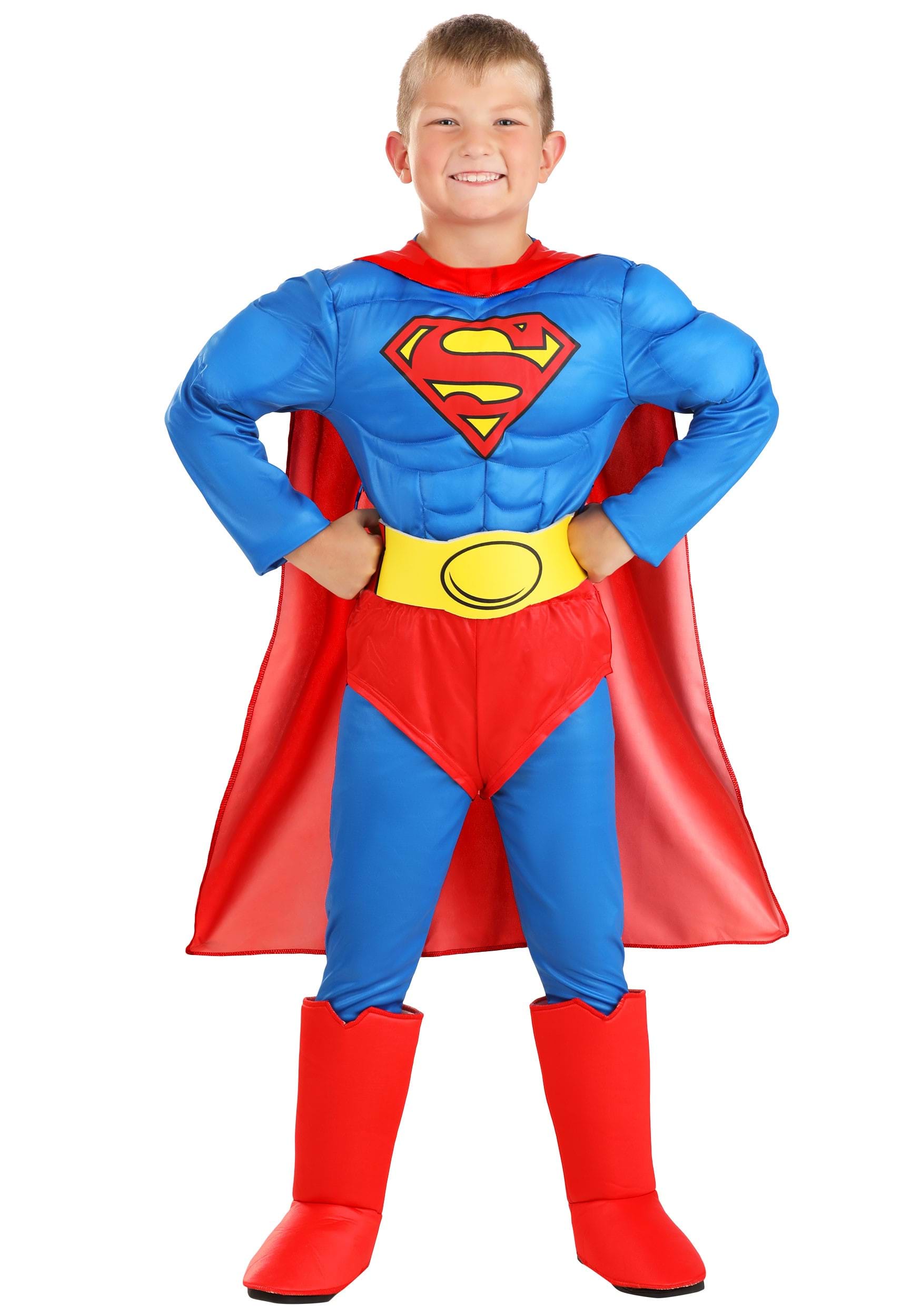Kids Classic Superman Deluxe Costume | Superman Costumes