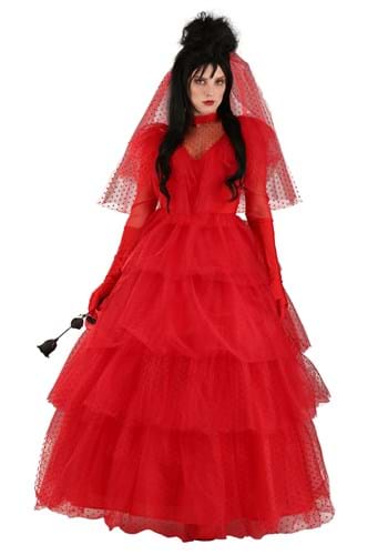 Women&#39;s Premium Red Wedding Dress