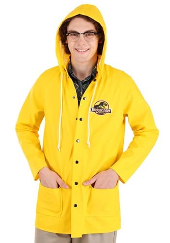 Adult Jurassic Park Yellow Raincoat Costume